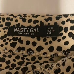 Nasty Gal Collection Animal Print Skirt